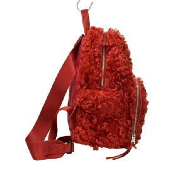 Miu Miu backpack mohair fur red wool - Picture 1 of 9